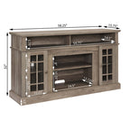 Classic Tv Stand With Fireplace Inset  - image 7