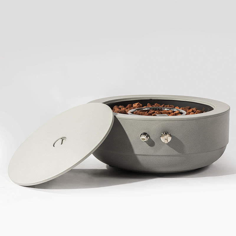 Iffhome Round Steel Fire Pit For Outside - image 7