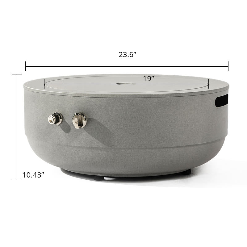 Iffhome Round Steel Fire Pit For Outside - image 12