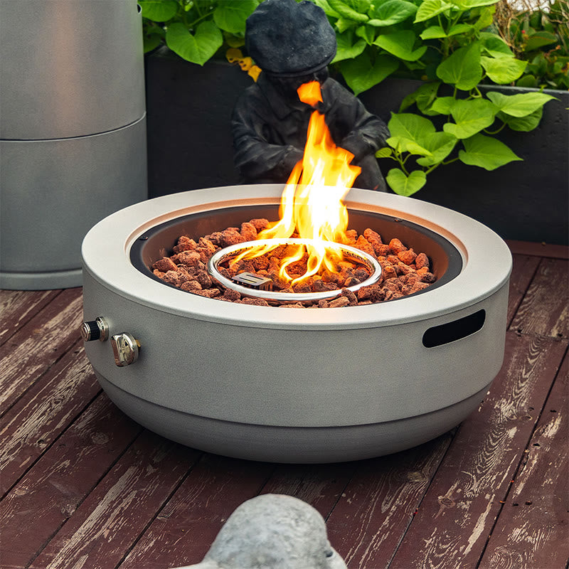 Iffhome Round Steel Fire Pit For Outside - image 2