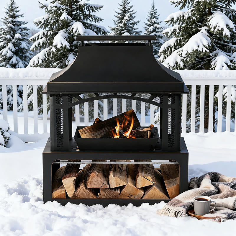 Iffhome Wood Burning Chimney For Outside - image 1