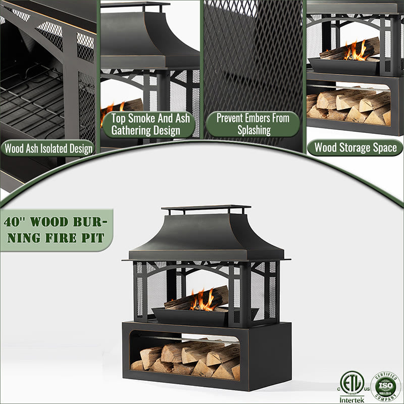 Iffhome Wood Burning Chimney For Outside - image 4