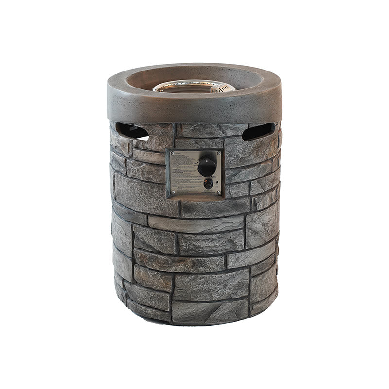 Round Outdoor Gas Fire Pit - image 9