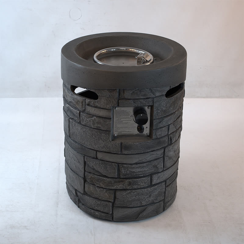 Round Outdoor Gas Fire Pit - image 4