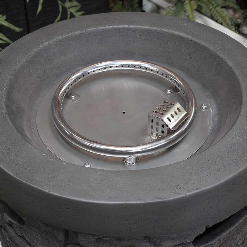 Round Outdoor Gas Fire Pit - image 6