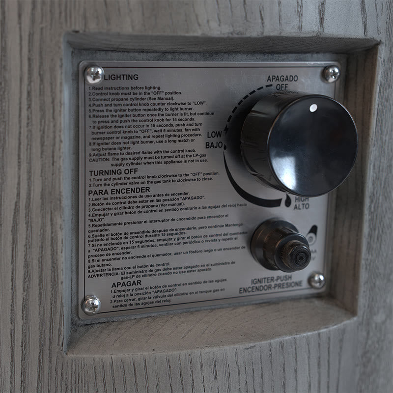 Iffhome Round Outdoor Gas Fire Pit - image 8