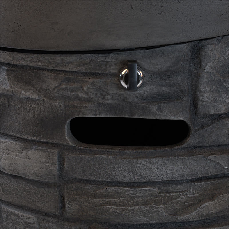Round Outdoor Gas Fire Pit - image 7