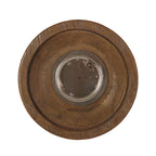  Round Outdoor Gas Fire Pit With Wood Pattern - image 5