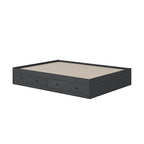 Black Storage Bed With Drawers - image 9