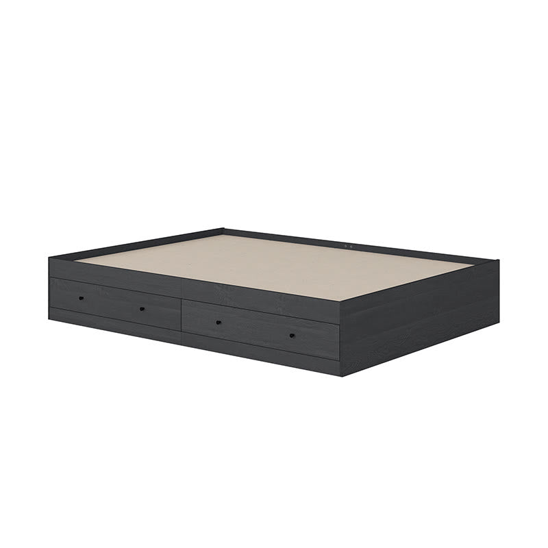 Black Storage Bed With Drawers - image 9