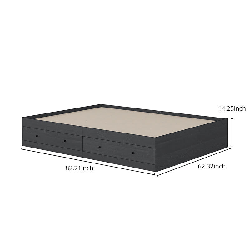 Black Storage Bed With Drawers - image 10
