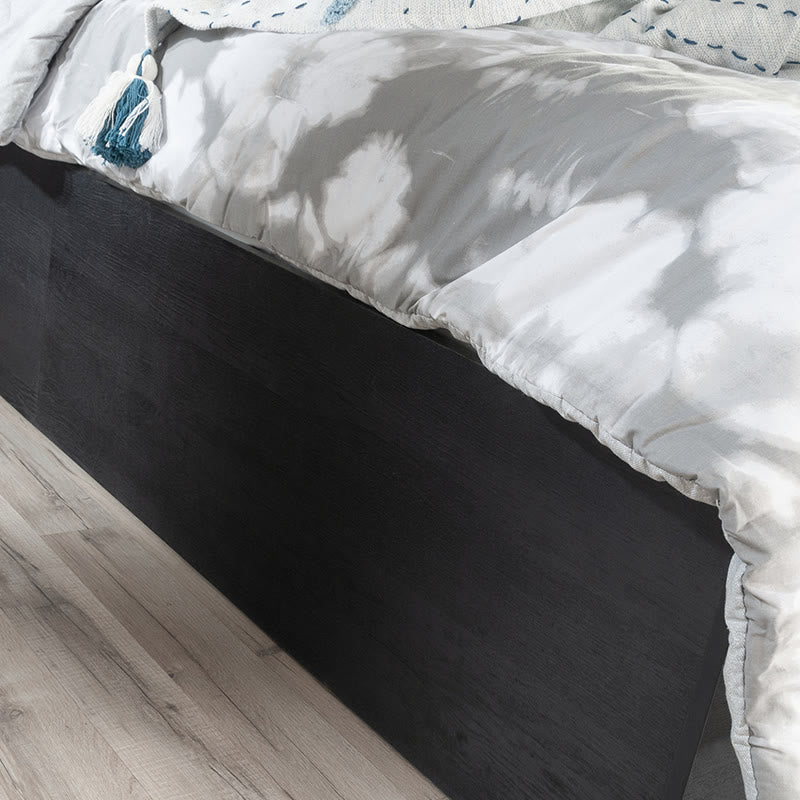 Black Storage Bed With Drawers - image 4
