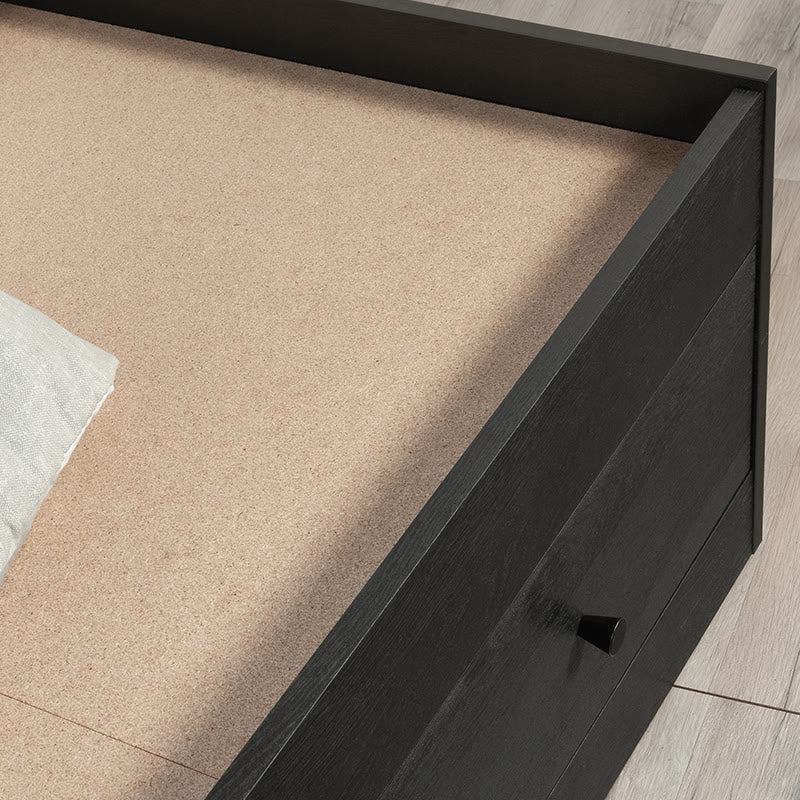 Black Storage Bed With Drawers - image 6