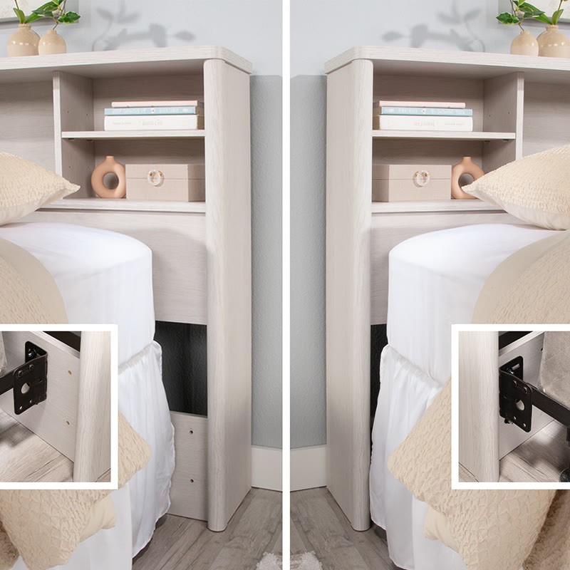 Classic White Bookcase Headboard - image 5