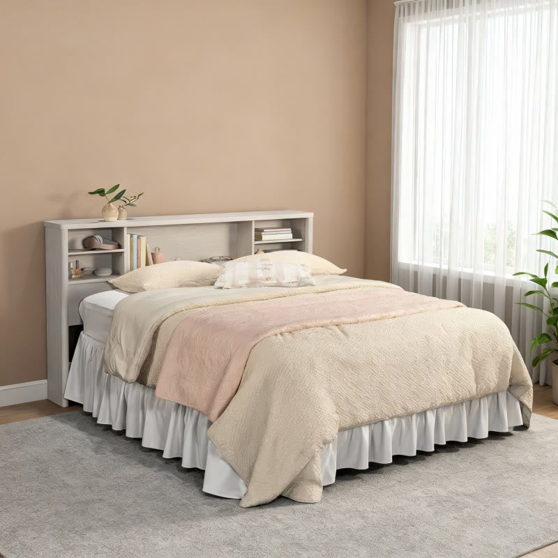 Classic White Bookcase Headboard - image 1