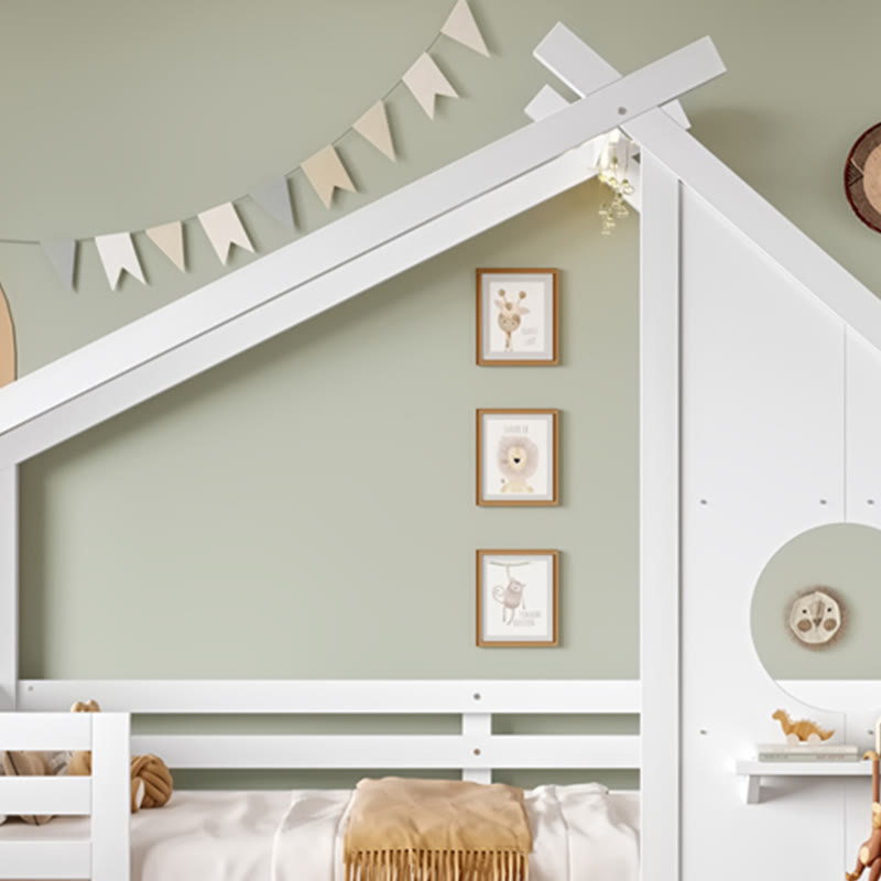 Twin Platform Bed With Chalkboard - image 5