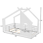 Twin Platform Bed With Chalkboard - image 7