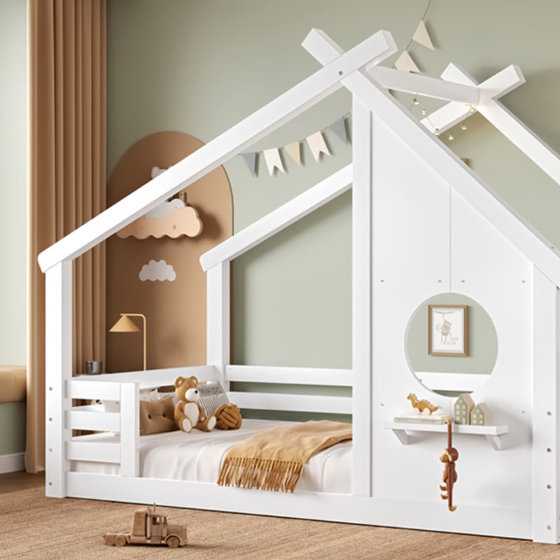 Twin Platform Bed With Chalkboard - image 4