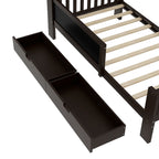 Twin Platform Bed With Storage Shelves - image 8