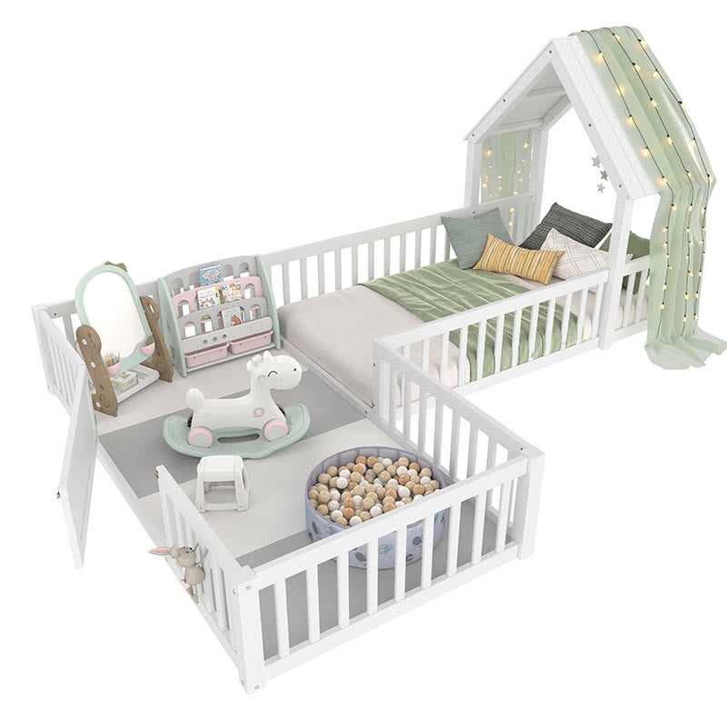 Well-designed Twin Size House Floor Bed - image 9