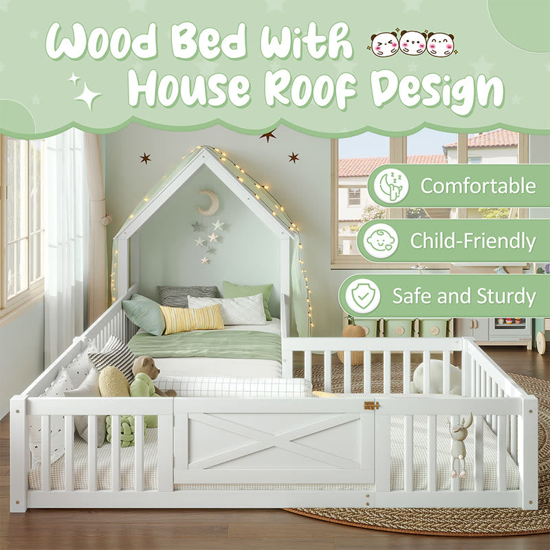 Well-designed Twin Size House Floor Bed - image 4
