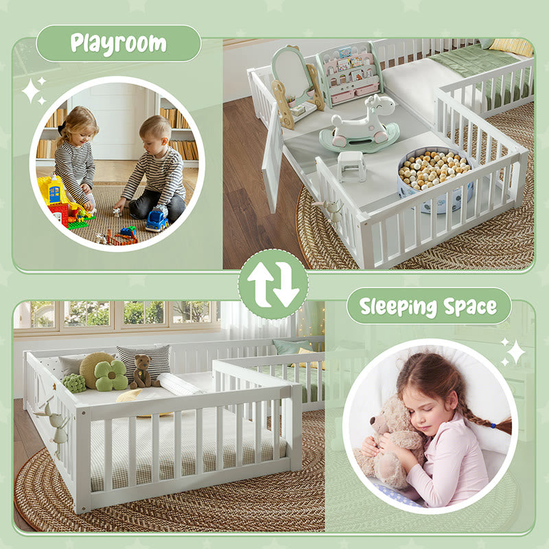 Well-designed Twin Size House Floor Bed - image 6