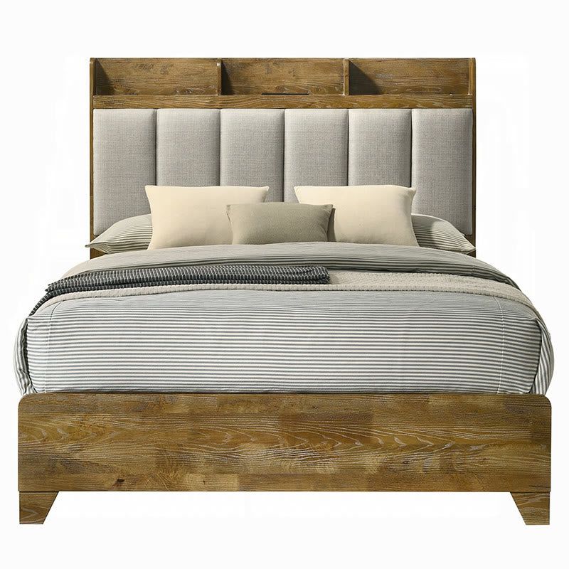 Iffhome King Size Bed With Upholstered Headboard - image 4