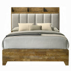 King Size Bed With Upholstered Headboard - image 4