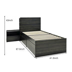 Twin Storage Bed With Nightstand - image 8