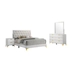 White 4-piece Queen Bedroom Set - image 7