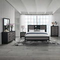Iffhome Farmhouse Style Grey Bedroom Set - Black+ Gray - image 0
