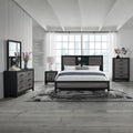 Farmhouse Style Grey Bedroom Set - Black+ Gray - image 0