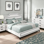 Elegant White King Bedroom Set  - image 1