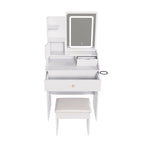 Minimalist Style Dressing Mirror With Stool - image 6