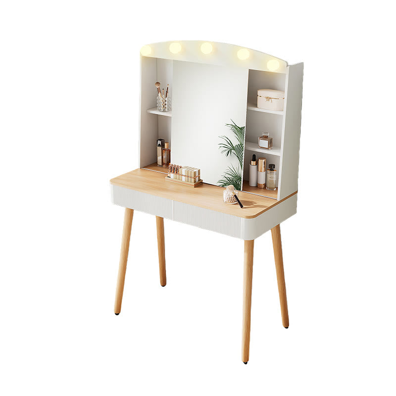 Iffhome Vanity Desk With Sliding Mirror - image 6