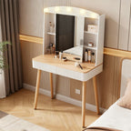 Vanity Desk With Sliding Mirror - image 1