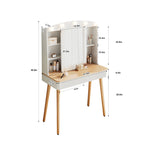 Vanity Desk With Sliding Mirror - image 7
