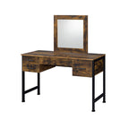 Vintage Industrial Style Dressing Table With Drawers - image 3