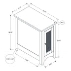 Rectangle Narrow Accent Nightstand - image 5