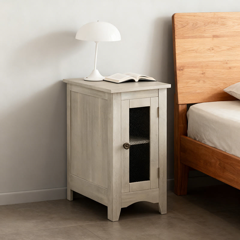 Iffhome Rectangle Narrow Accent Nightstand - image 2