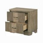 Country Style Grooved Panel Nightstand - image 3