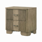 Country Style Grooved Panel Nightstand - image 6