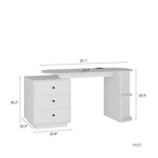 Expandable Computer Desk With Hutch & Bookshelf - image 7