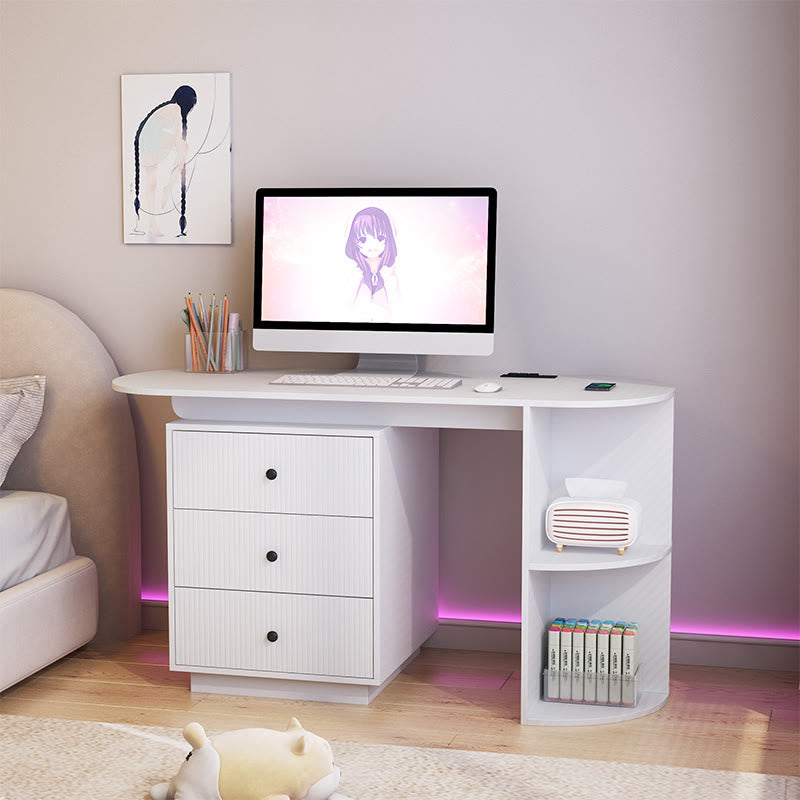 Iffhome Expandable Computer Desk With Hutch & Bookshelf - image 2