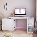 Expandable Computer Desk With Hutch & Bookshelf - image 1