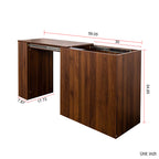 Corner Home Office Extendable Table With Storage - image 7