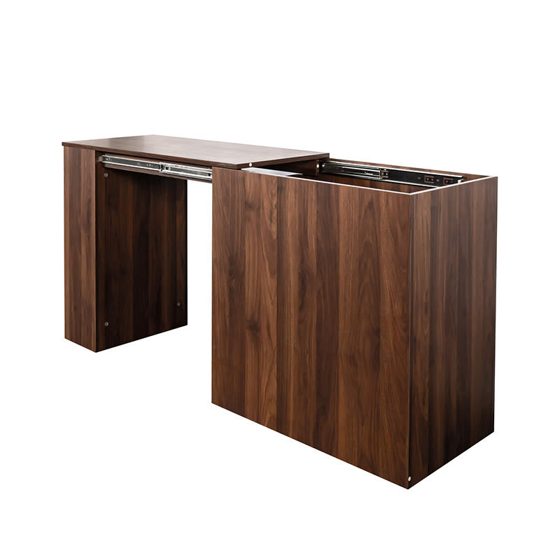 Corner Home Office Extendable Table With Storage - image 6