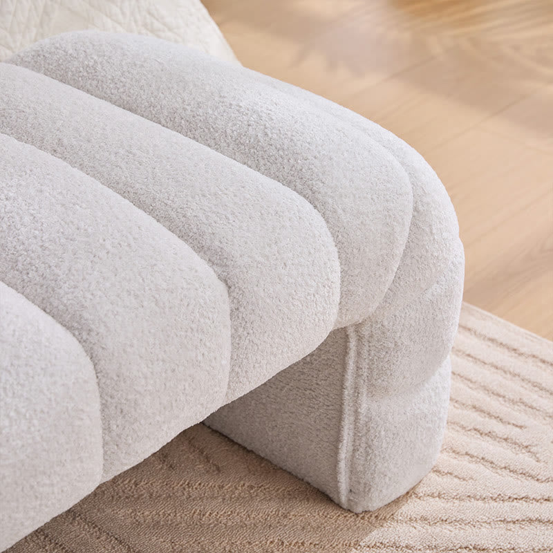 Iffhome Modern Upholstered Armless Bed Bench - image 5