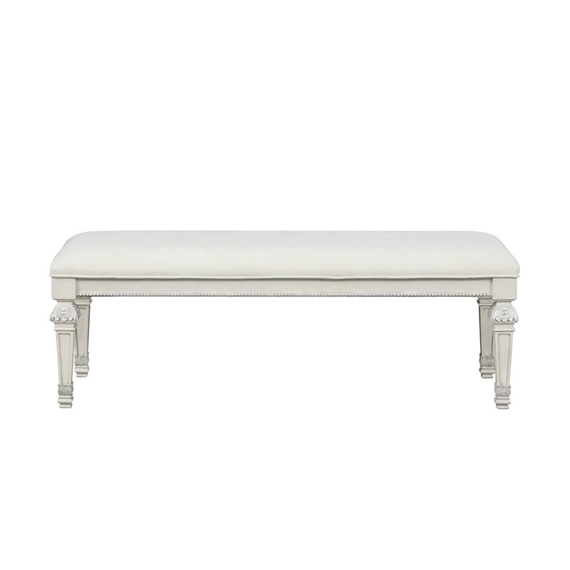 Iffhome  Classic Bench With Ornated Round Knobs - image 5