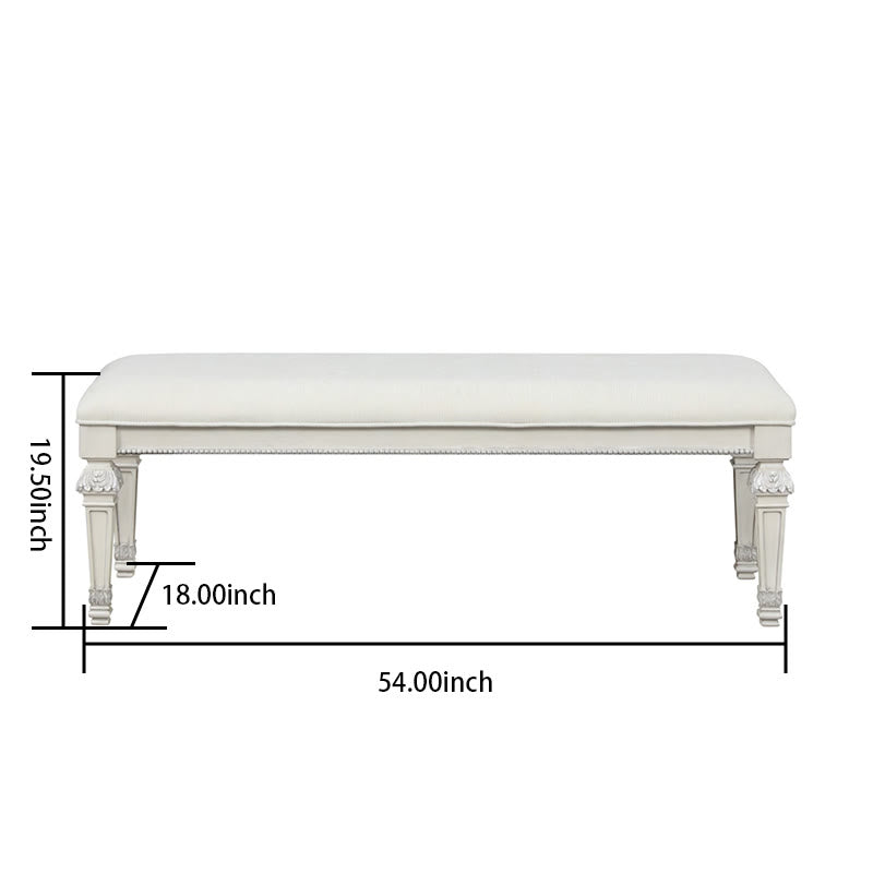 Iffhome  Classic Bench With Ornated Round Knobs - image 6
